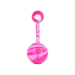Colorful Balls 14G Stainless Belly Ring