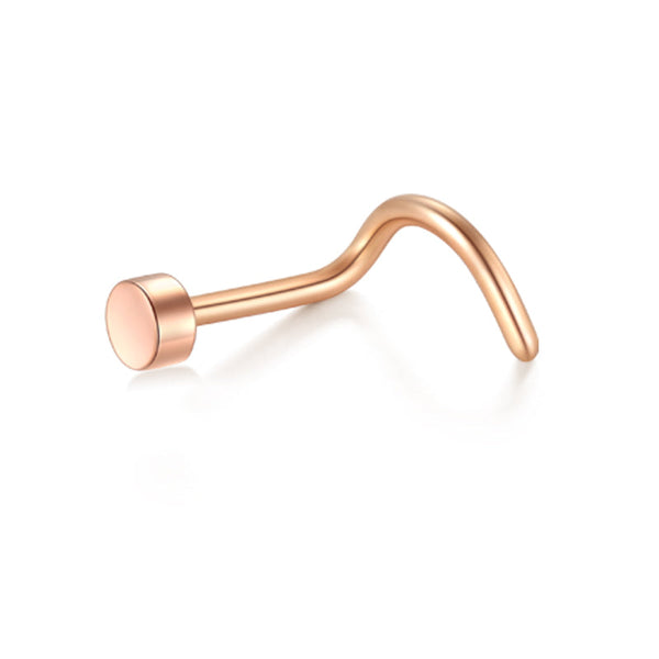 D.Bella Piercing Al Naso A L In Acciaio Chirurgico 316L - Confezione Da 6 Pezzi, 20G 0.8mm - Foto 4