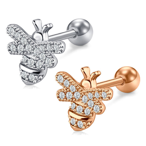 16gauge Tragus Earrings Cartilage Jewelry Dragonfly