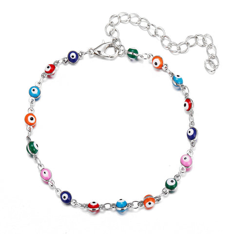 Attractive colorful eye Anklets