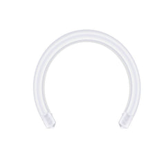 16G Flexible Replacement Horseshoe Barbell Acrylic 8MM 10MM Available 1Pcs
