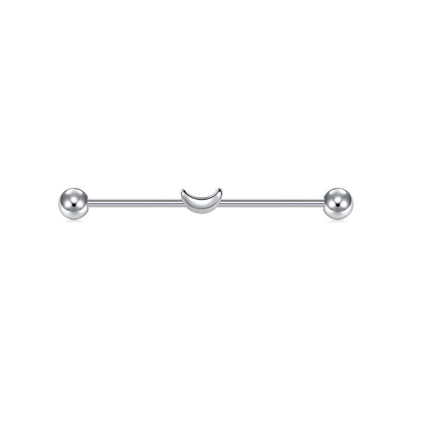 38mm Stainless Steel Industrial Barbell Piercing Earrings Jewellery External Thread