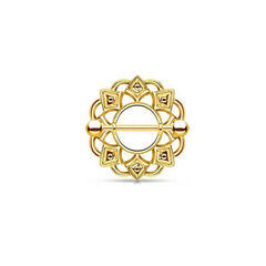 1 Pair 14G Shield Nipple Barbell Rings Bars Body Piercing Jewelry Nipple Shield Ring Circle shaple