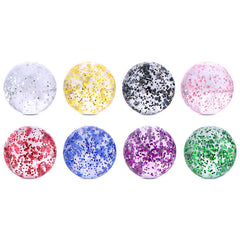 16G 3MM Colorful Glitter Ball for 16G Replacement Piercing Ball Acrylic Available