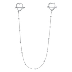 Nipple Rings Chain for Women Nipple Barbell Piercing Jewelry
