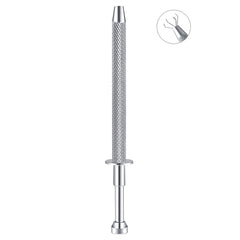 Push-in Syringe Style Quad Prong Small Bead Holder Piercing Tool