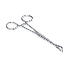 Pennington Clamp Forceps with Needles, Skin Piercing Surgical Stainless Steel Tongue Belly Eyebrow Navel Lip Body Piercing Plier