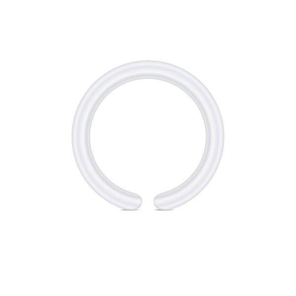 20gauge Plastic Nose Ring Hoop 8mm
