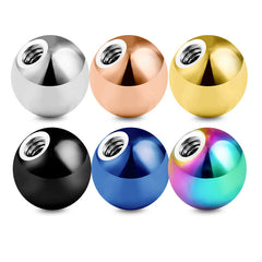 16G 3MM Metal Ball Piercing Replacement Ball Stainless Steel Muti-Color Available