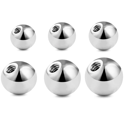 18G Stainless Steel Replacement Steel Ball Silver Various Size Available 1Pcs