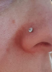 Magnetic Nose Stud Fake Noes Ring Stud Magnetic Earrings for Women 5mm