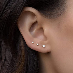 Magnetic Nose Stud Fake Noes Ring Stud Magnetic Earrings for Women 3mm
