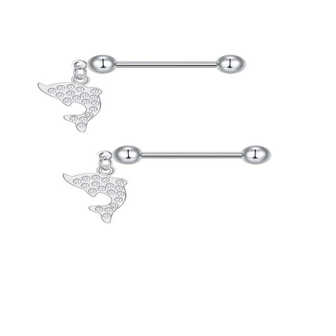 12-18mm Nipple Rings Straight Barbell Surgical Steel Nipplerings