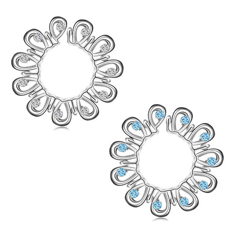 1 Pair Fake Nipple Rings Piercing Diamond for Women Men with flower diamond