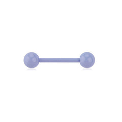 Surgical Steel Tongue Rings Straight Barbells Surgical Steel Tongue Piercing Jewelry 14-18mm External Thread