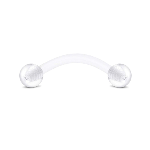 14gauge 16gauge Plastic Rook Earrings Rook Piercing Retainers Snake Eyes Tongue Rings 8-18mm