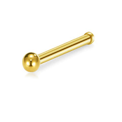 20G Gold Nose Rings