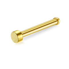 Gold Frosted Flat Nose Stud
