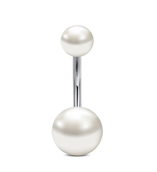 Multi-Color Pearlescent Belly Button Ring
