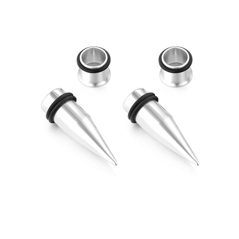 Stainless Steel Ear Tunnel Plug Flesh Expander Piercing(00g-14g)