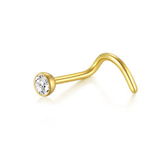 Gold 18G Nose Screw