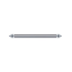 14G Stainless Steel Replacement Straight Barbell Various Length Muti-Color Available 1Pcs