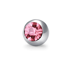 14G 5MM 8MM Inlaid Cubic Zirconia Replacement Ball Muti-Color Available