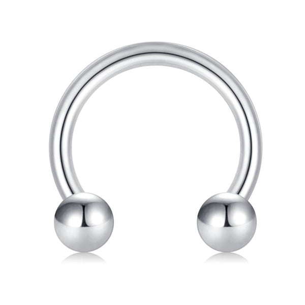 16G Septum Ring Horseshoe Nose Ring Piercing for Women Helix Cartilge Hoop Earring
