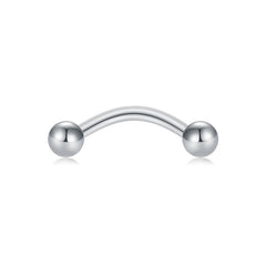 Curved Barbell 16G Rook Eyebrow Piercing Jewelry Multi Color Size 6/8/10MM 1.2mm Curved Barbell
