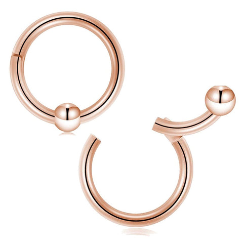 Segment Ring Septum Clicker Nose Hoop Ring Helix Earring Piercing