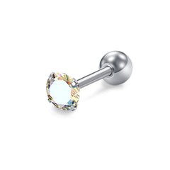 18g Tragus Earrings Studs Colorful CZ