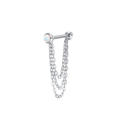 16g Helix Earrings Conch Earrings with Chain