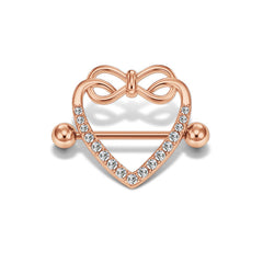 Nipple Ring Barbell Rings Bars Body Piercing Jewelry for Women Men Nipple Shield Ring 14 Gauge 16mm