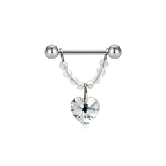 18mm Nipple Piercing Jewellery Dangle 14G Nipple Rings Straight Barbells Jewelry