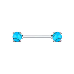 14G 14-16mm Nipple Rings Straight Barbells Pinestone Surgical Steel Nipplerings Piercing Jewelry
