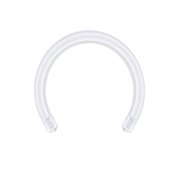 16G Flexible Replacement Horseshoe Barbell Acrylic 8MM 10MM Available 1Pcs
