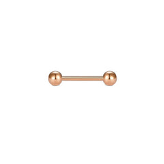 14 Gauge Tongue Rings Tongue Piercing Jewelry 10-25mm High polished balls Internal Thread
