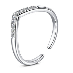 Single - layer pointed foot ring