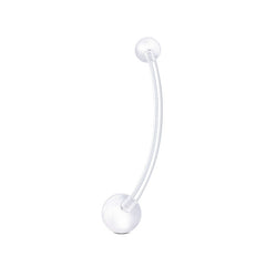 Clear Flexible Pregnancy Belly Rings Retainer Acrylic 14G Different Length Available