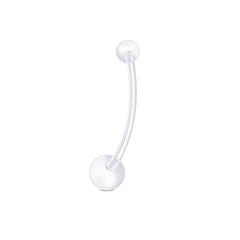 Clear Flexible Pregnancy Belly Rings Retainer Acrylic 14G Different Length Available