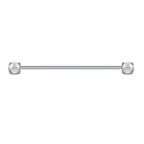 14g Industrial Barbell Piercing 38mm length bar Earrings Jewellery External Thread