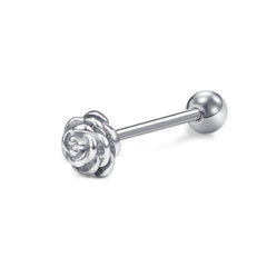 16mm Tongue Rings Straight Barbells Surgical Steel Tongue Piercing Jewelry