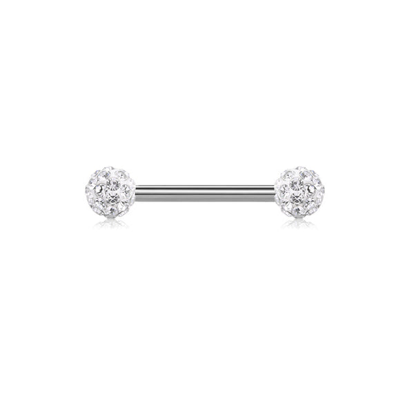 Stainless Steel Tongue Rings Ball Tongue Piercing Tongue Barbells 12-18mm External thread