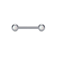 Tongue Rings Straight Barbells Surgical Steel Tongue Piercing Jewelry 14mm 14G External Thread
